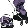 Britax Willow Grove SC Travel System - Pindot Iris