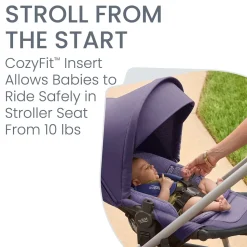 Britax Willow Grove SC Travel System - Pindot Iris