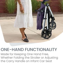 Britax Willow Grove SC Travel System - Pindot Iris