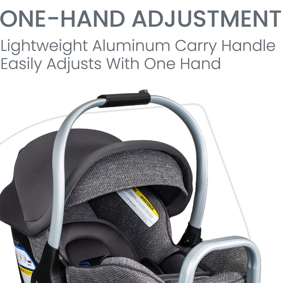 Britax Willow SC Infant Car Seat with Alpine Base - Pindot Stone