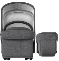Bugaboo Donkey 2 Classic Style Set Complete - Grey Melange