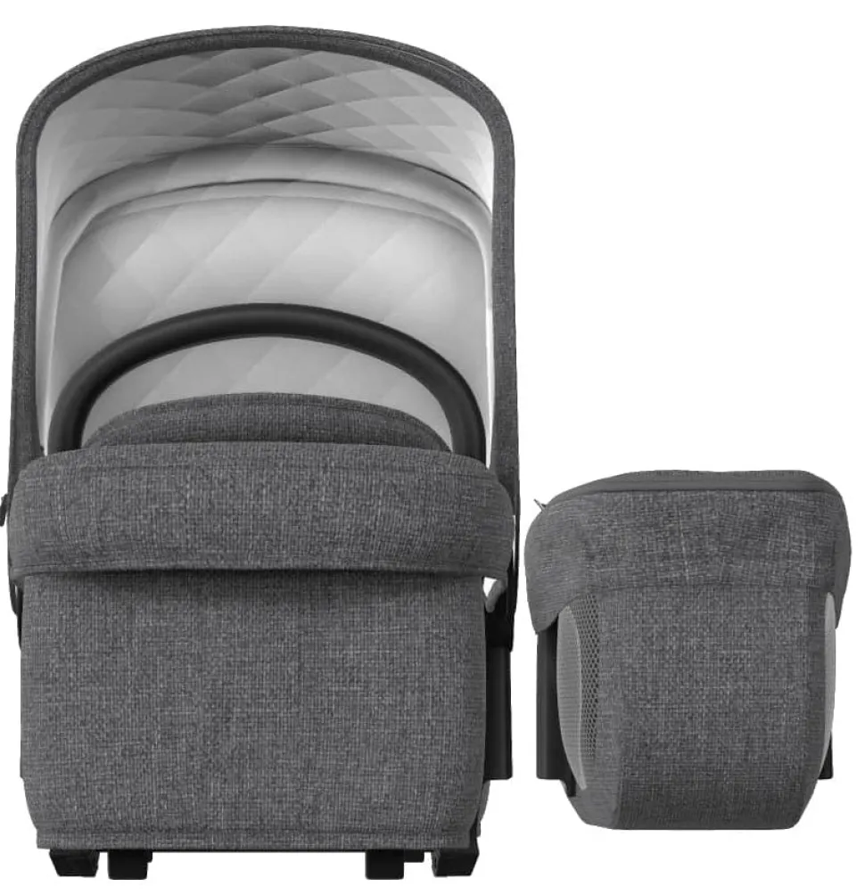 Bugaboo Donkey 2 Classic Style Set Complete - Grey Melange