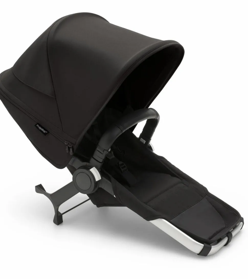 Bugaboo Donkey 5 Duo Extension Complete - Aluminum / Midnight Black / Midnight Black