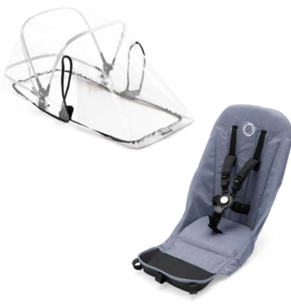Bugaboo Donkey 2 Duo Fabric Set - Blue Melange