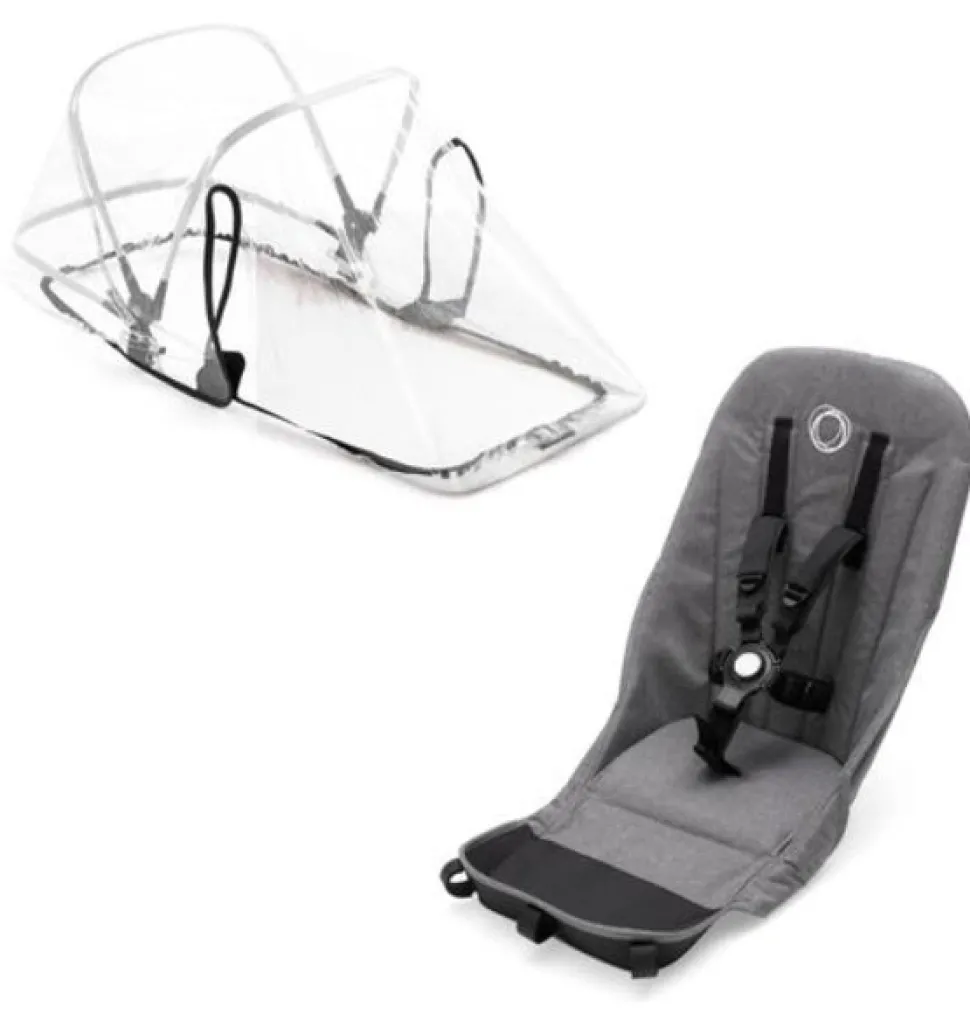 Bugaboo Donkey 2 Duo Fabric Set - Grey Melange