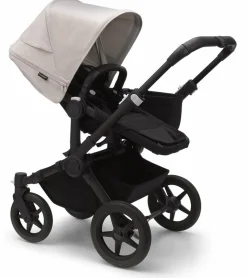 Bugaboo Donkey 5 Mono Complete Single-to-Double Stroller - Black / Midnight Black / Misty White