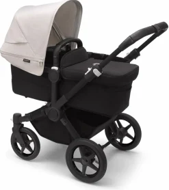 Bugaboo Donkey 5 Mono Complete Single-to-Double Stroller - Black / Midnight Black / Misty White