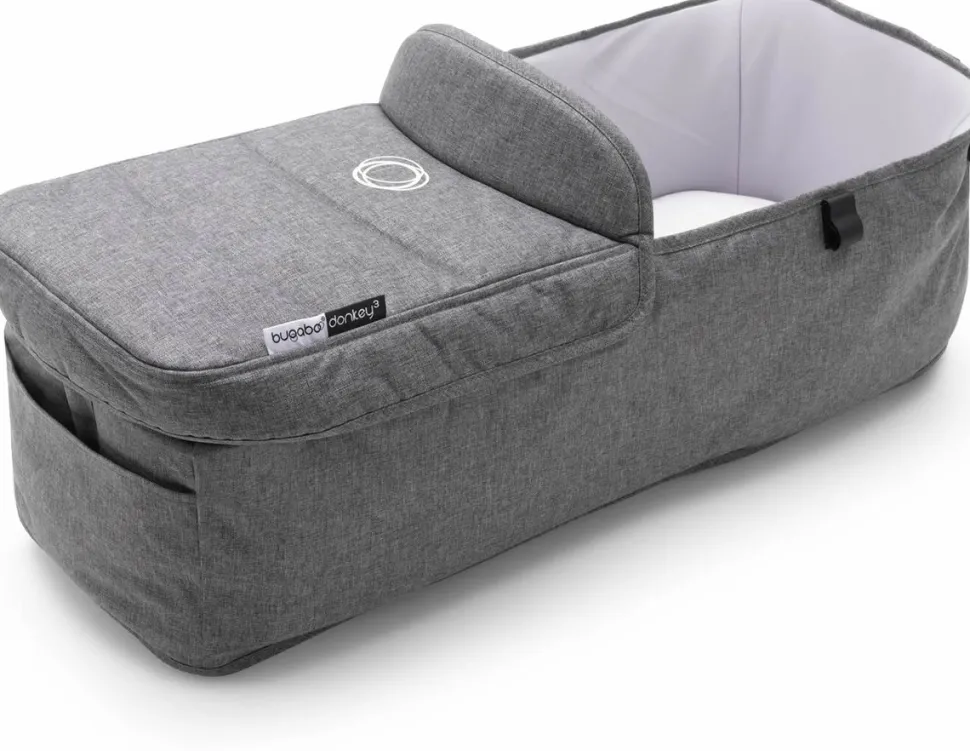 Bugaboo Donkey3 Bassinet Fabric Complete - Grey Melange