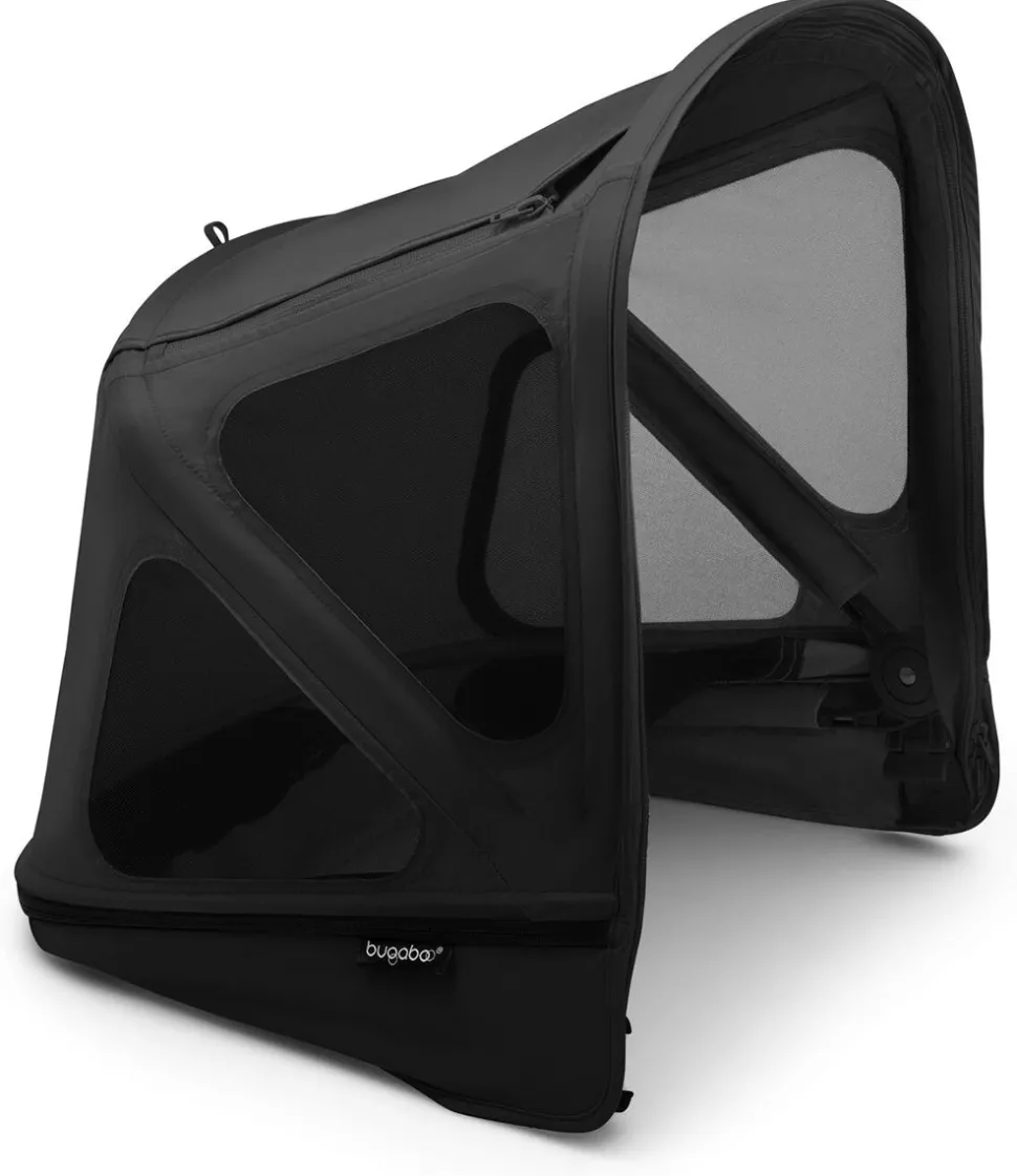 Bugaboo Donkey Breezy Sun Canopy - Midnight Black