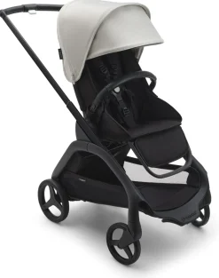 Bugaboo Dragonfly Complete Lightweight Compact Stroller - Black / Midnight Black / Misty White (Albee Exclusive)