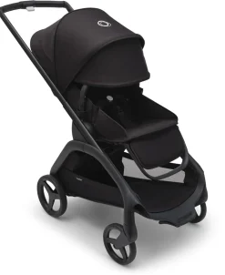 Bugaboo Dragonfly Complete Lightweight Compact Stroller - Black / Midnight Black / Misty White (Albee Exclusive)