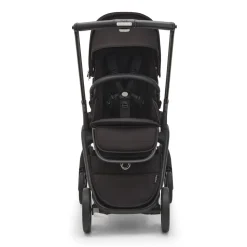 Bugaboo Dragonfly Complete Lightweight Compact Stroller + Bassinet - Black / Midnight Black / Midnight Black