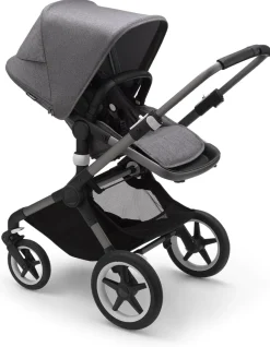 Bugaboo Fox3 Complete Stroller (One Box) - Graphite / Grey Melange / Grey Melange