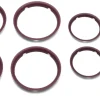 Bugaboo Fox Wheel Caps - Dark Red