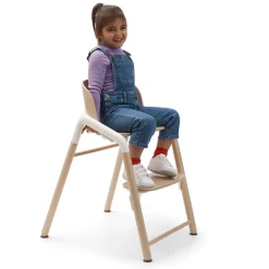 Bugaboo Giraffe Complete High Chair - Warm Wood / Grey