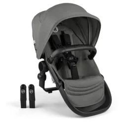 Bugaboo Kangaroo Sibling Seat - Black / Moon Grey / Moon Grey