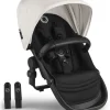 Bugaboo Kangaroo Sibling Seat - Black / Midnight Black / Misty White