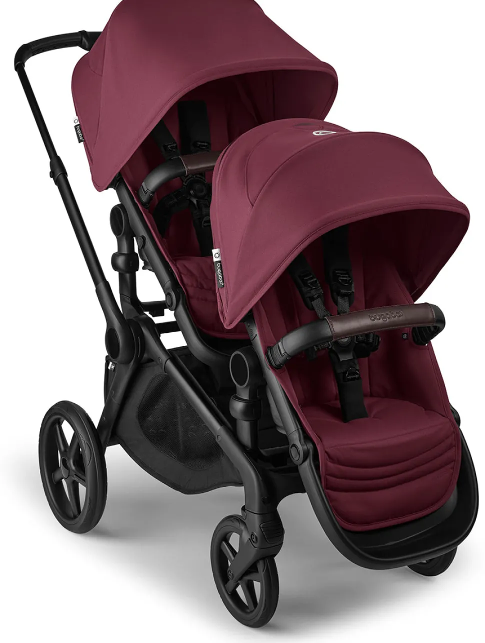 Bugaboo Kangaroo Sibling Seat - Black / Dark Cherry / Dark Cherry