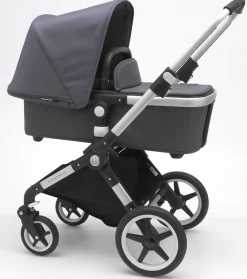 Bugaboo Lynx Complete Stroller - Aluminum/Steel Blue/Steel Blue