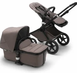 Bugaboo OPEN BOX Fox2 Complete Stroller - Black/Mineral Taupe