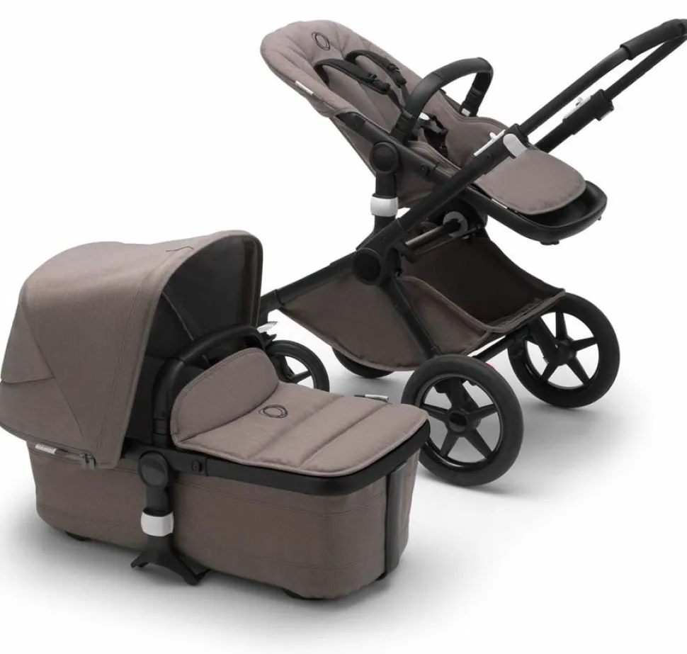 Bugaboo OPEN BOX Fox2 Complete Stroller - Black/Mineral Taupe