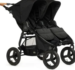 Bumbleride Indie Twin Side By Side Double Stroller - Black