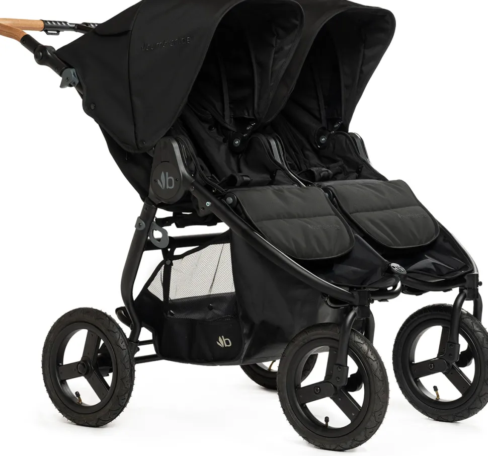 Bumbleride Indie Twin Side By Side Double Stroller - Black
