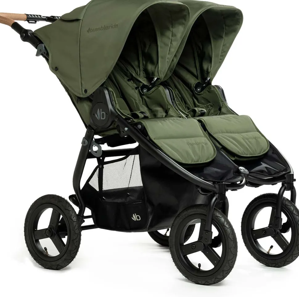 Bumbleride Indie Twin Side By Side Double Stroller - Olive