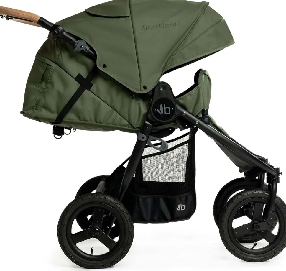 Bumbleride Indie Twin Side By Side Double Stroller - Olive