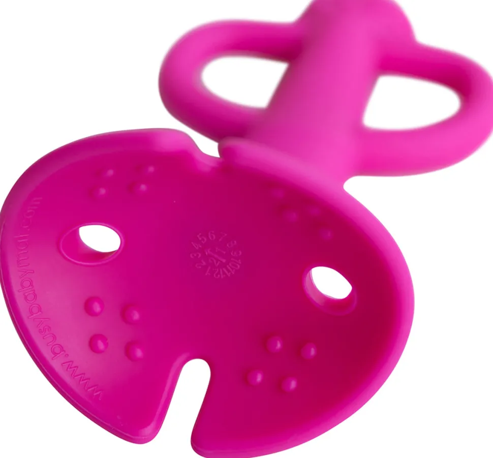 Busy Baby Teether & Training Spoon - Pink
