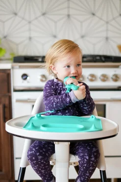 Busy Baby Teether & Training Spoon - Pink