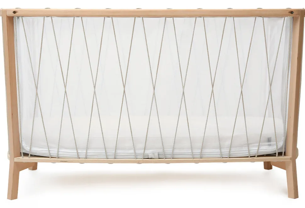 Charlie Crane KIMI Baby Bed with Organic Mattress - Desert