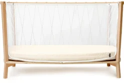 Charlie Crane KIMI Baby Bed with Organic Mattress - Desert