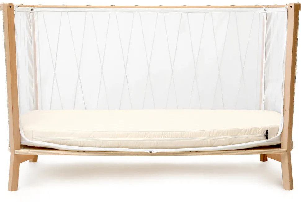 Charlie Crane KIMI Baby Bed with Organic Mattress - Desert