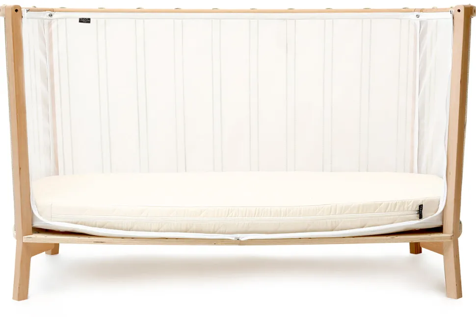 Charlie Crane KIMI Baby Bed with Organic Mattress - Desert