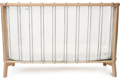 Charlie Crane KIMI Baby Bed with Organic Mattress - Black & White