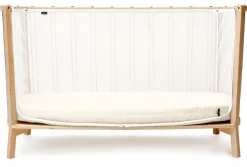 Charlie Crane KIMI Baby Bed with Organic Mattress - Black & White