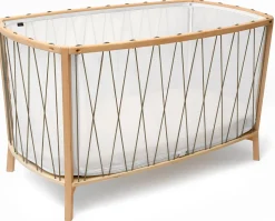 Charlie Crane KIMI Baby Bed with Foam Mattress - Hazelnut