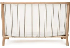 Charlie Crane KIMI Baby Bed with Foam Mattress - Hazelnut