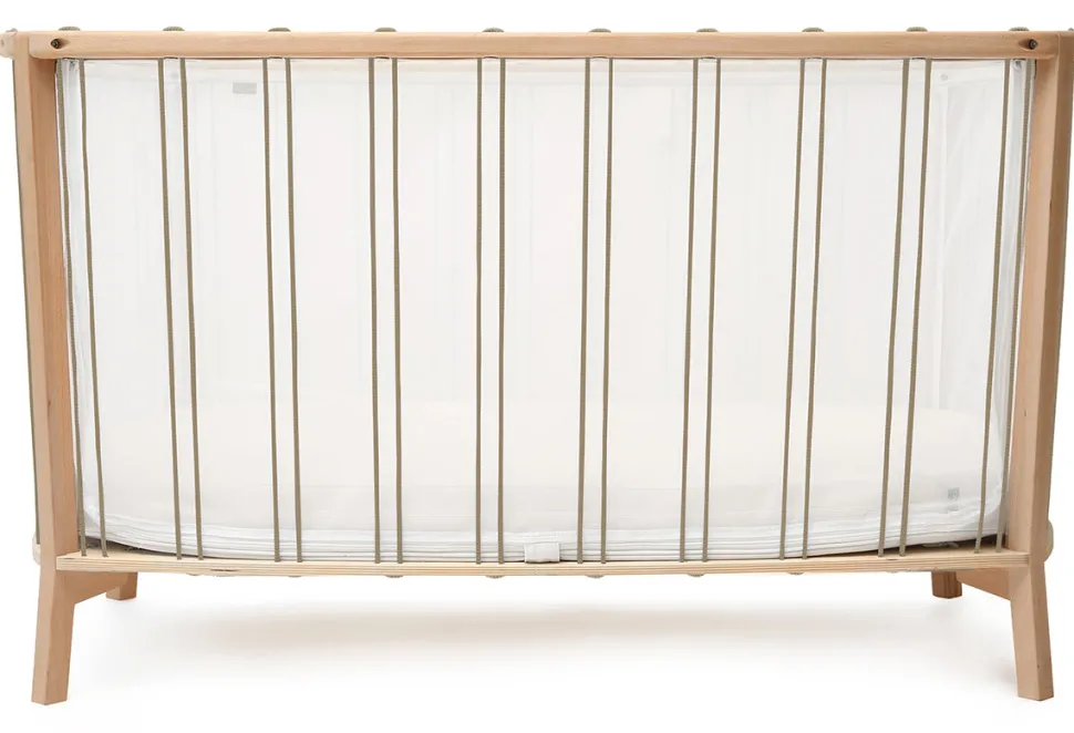 Charlie Crane KIMI Baby Bed with Foam Mattress - Hazelnut