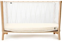 Charlie Crane KIMI Baby Bed with Foam Mattress - Hazelnut