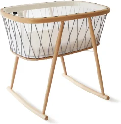 Charlie Crane KUMI Mesh Crib - Black & White