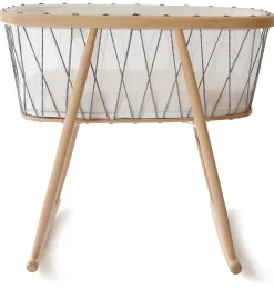 Charlie Crane KUMI Mesh Crib - Black & White