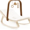 Charlie Crane LEVO Activity Arch for LEVO Baby Rocker - Walnut