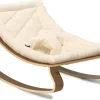 Charlie Crane LEVO Baby Rocker - Walnut / Organic White
