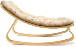 Charlie Crane LEVO Baby Rocker - Beech / Garbo & Friends Mimosa