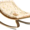 Charlie Crane LEVO Baby Rocker - Walnut / Garbo & Friends Mimosa
