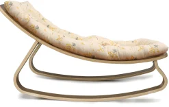 Charlie Crane LEVO Baby Rocker - Walnut / Garbo & Friends Mimosa