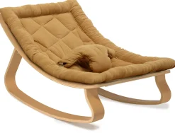 Charlie Crane LEVO Baby Rocker - Beech / Camel