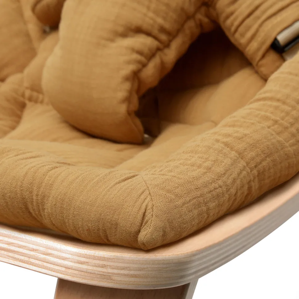 Charlie Crane LEVO Baby Rocker - Beech / Camel